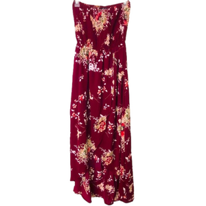 floral sheer maxi dress Braided Halter Neck Floral Maxi Dress